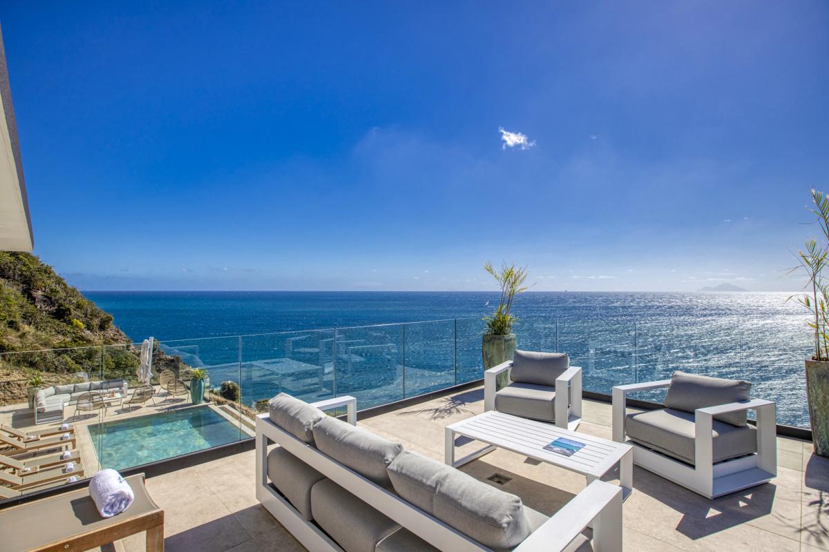 7_A louer villa 12 personnes Indigo Bay Saint Martin - Vue mer